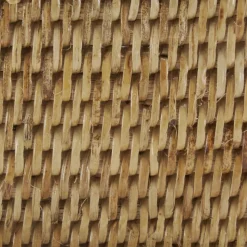 AUBRY GASPARD - Coffret rectangulaire en rotin naturel