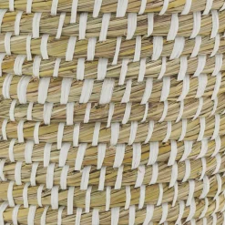 AUBRY GASPARD - Corbeille à papier en jonc naturel et plastique recyclé