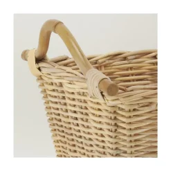 AUBRY GASPARD - Corbeille à linge en rotin naturel