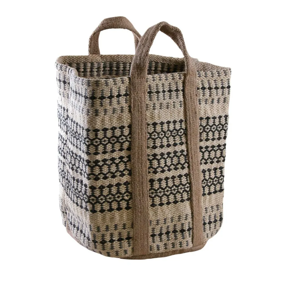 AUBRY GASPARD - Corbeille en toile de jute épaisse afriqua