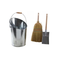 AUBRY GASPARD - Kit entretien cheminée seau balai et pelle