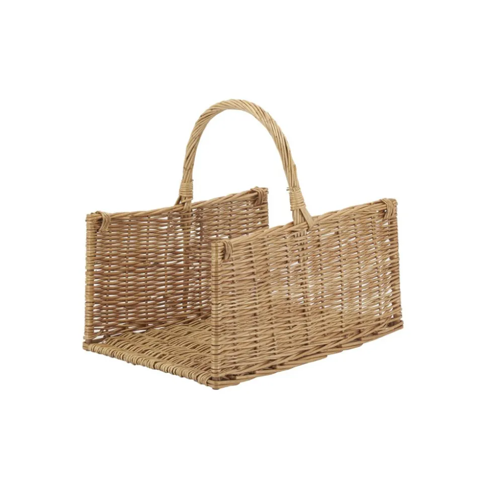 AUBRY GASPARD - Panier porte-bûches en osier