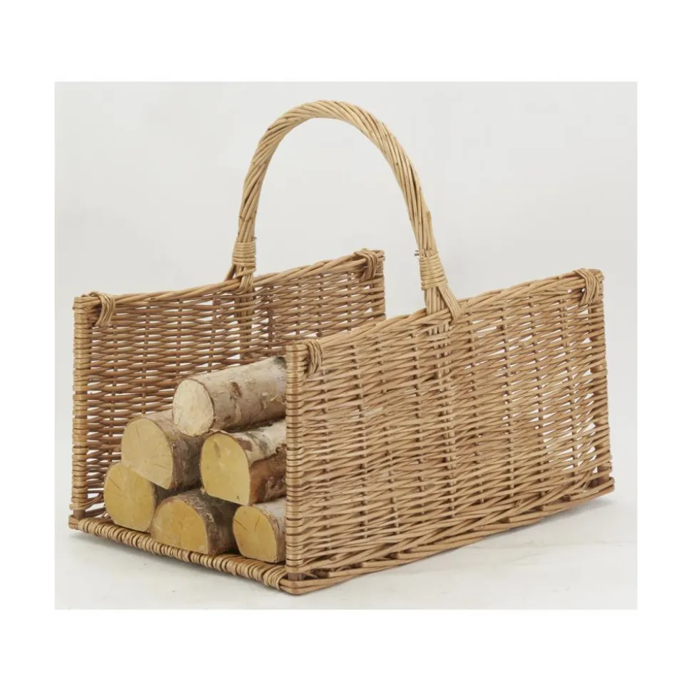 AUBRY GASPARD - Panier porte-bûches en osier