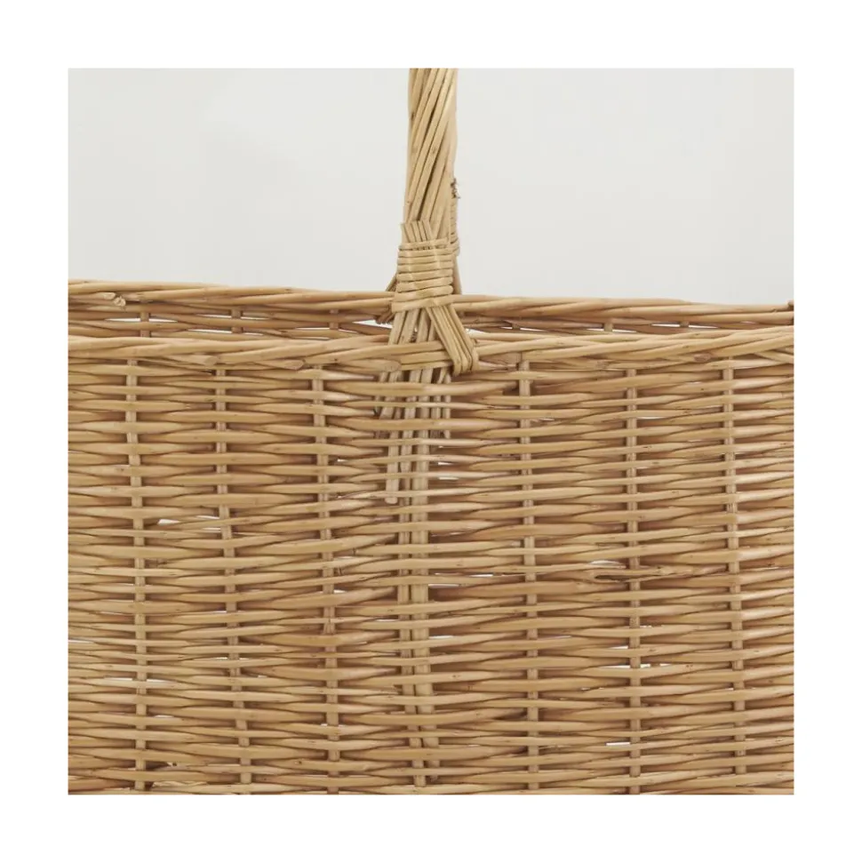 AUBRY GASPARD - Panier porte-bûches en osier