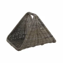 AUBRY GASPARD - Paniers à bûches en poelet gris (lot de 2)