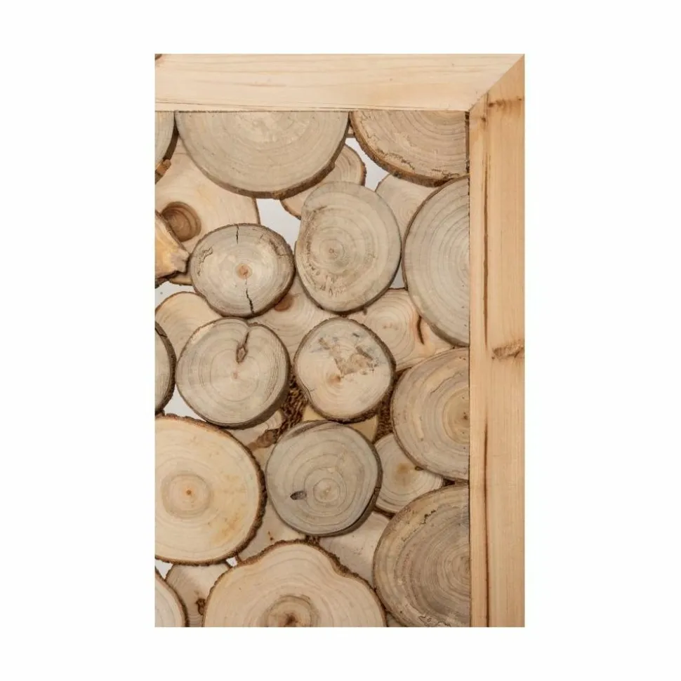 AUBRY GASPARD - Paravent en sapin sculpté sur socle omega