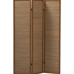 AUBRY GASPARD - Paravent en pin et bambou 3 panneaux