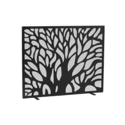 AUBRY GASPARD - Pare-feu de cheminée en métal noir arbre