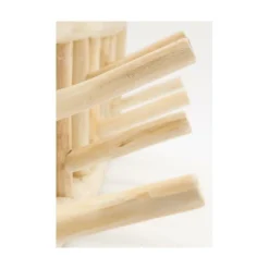 AUBRY GASPARD - Patère 6 crochets en branches de teck