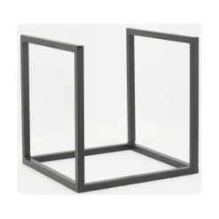 AUBRY GASPARD - Porte-bûches en métal noir