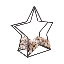 AUBRY GASPARD - Porte-bûches en métal étoile