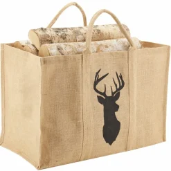 AUBRY GASPARD - Sac à bûches en jute