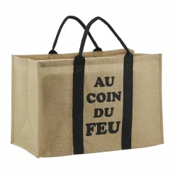 AUBRY GASPARD - Sac à bûches en jute