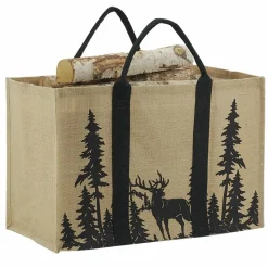 AUBRY GASPARD - Sac à bûches en jute