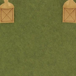 AUBRY GASPARD - Sac à bûches en feutrine 50 x 25 cm