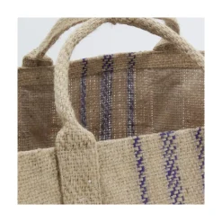 AUBRY GASPARD - Sac à bûches en jute