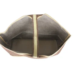 AUBRY GASPARD - Sac à bûches en jute naturel et brun