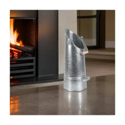 AUBRY GASPARD - Seau à cendres zinc lourd