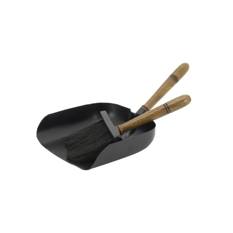 AUBRY GASPARD - Set pelle et balayette en métal et bois