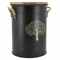 AUBRY GASPARD - Tabouret et seau à pellets