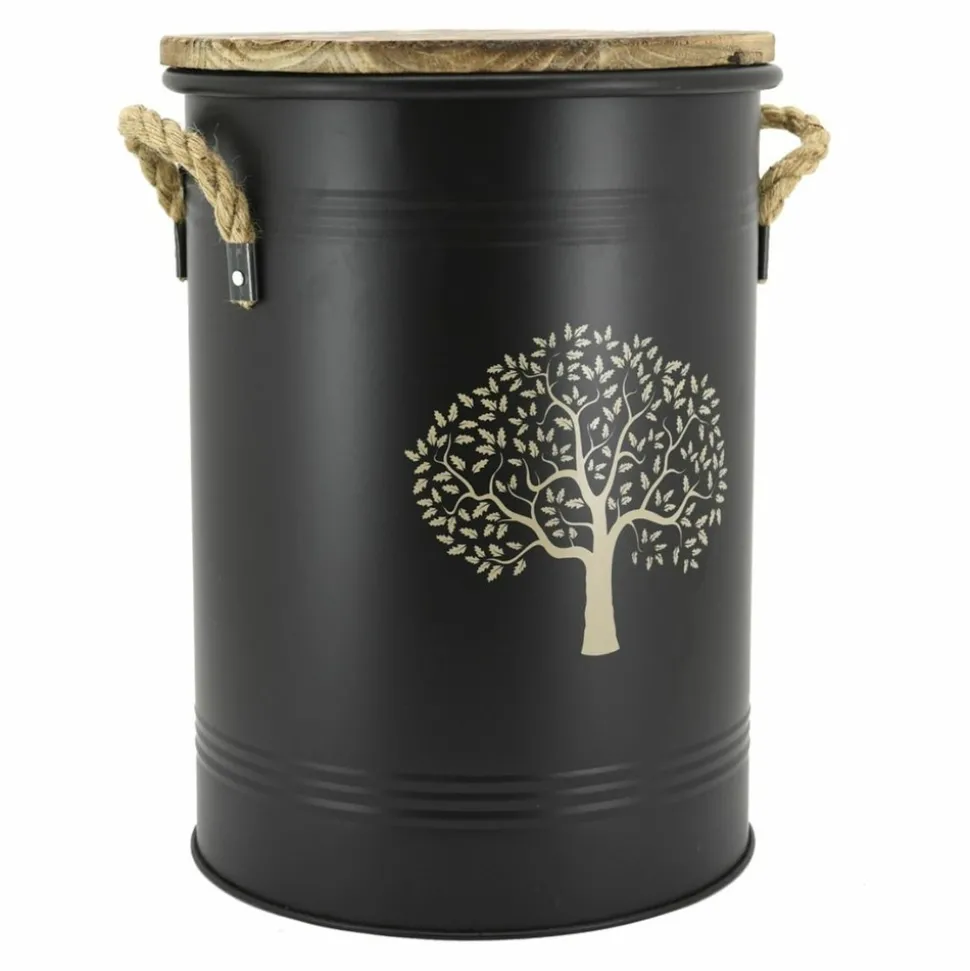 AUBRY GASPARD - Tabouret et seau à pellets