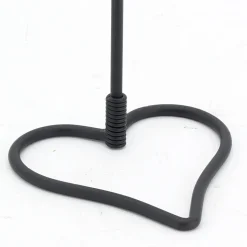 AUBRY GASPARD - Valet de cheminée en fer forgé coeur