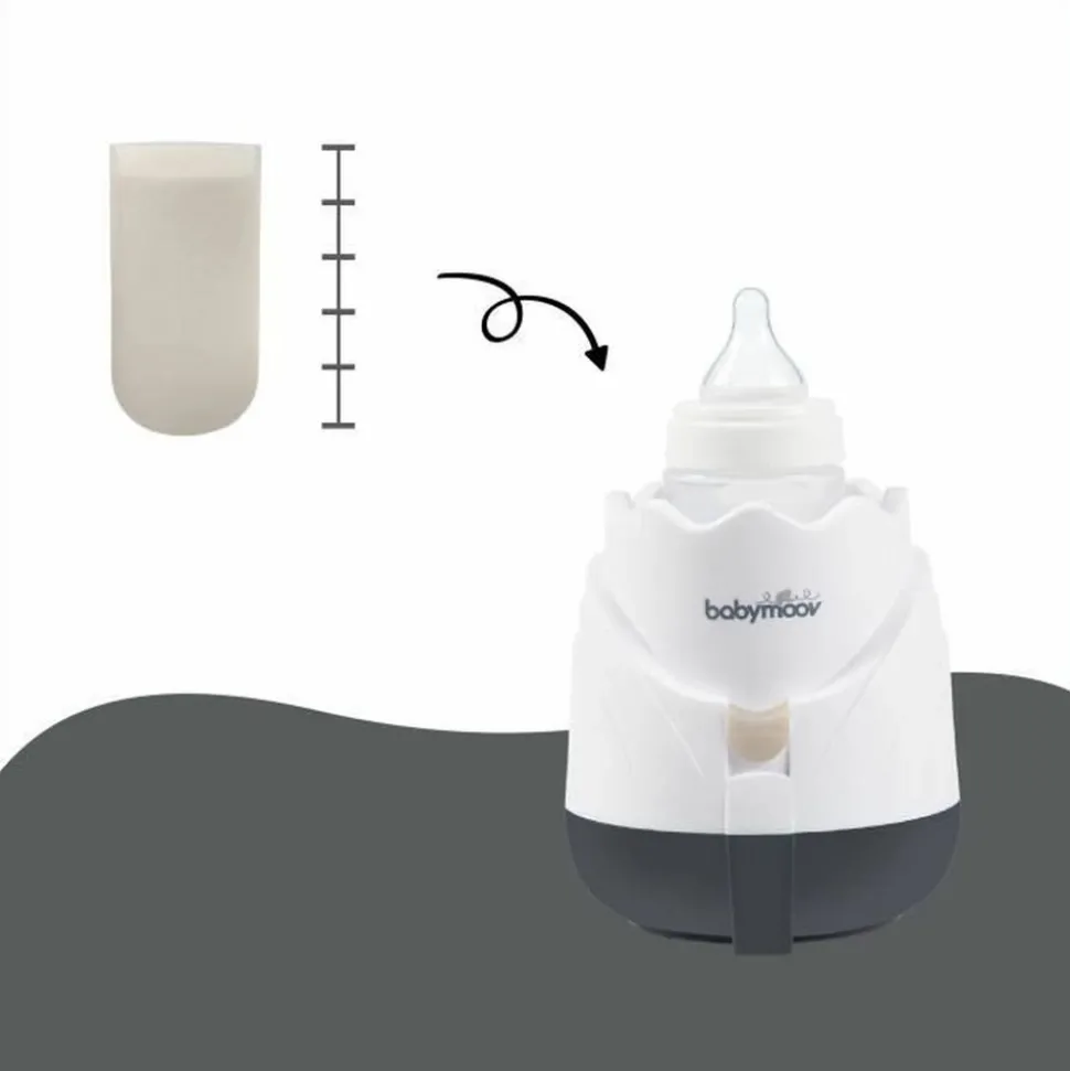 BABYMOOV - Chauffe-biberon vapeur universel tulipe cream