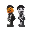BASICS - Figurine décorative halloween 35cm, avec mouvement, son et lumière, modèles assortis.