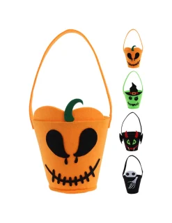 BASICS - Panier de collection de bonbons d'halloween, caoutchouc eva. 4 modèles. Basics