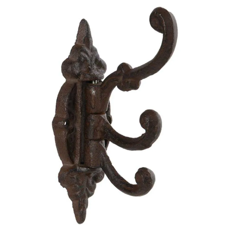 BEST FOR BOOTS - Crochet multipositions pivotant en fonte s : 5,7 x 9,3 x 14,2 cm