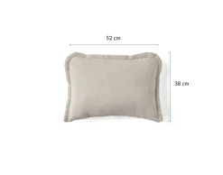 BEST MOBILIER - Albane - coussin - en velours côtelé - 38x52 cm