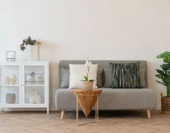 BEST MOBILIER - Antonio - coussin - coton et polyester - 45x45 cm