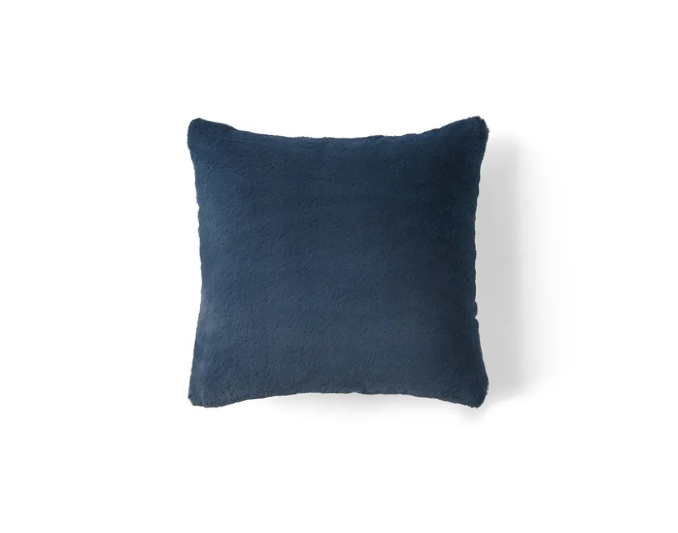 BEST MOBILIER - Crocus - coussin - en fausse fourrure - 35x35 cm