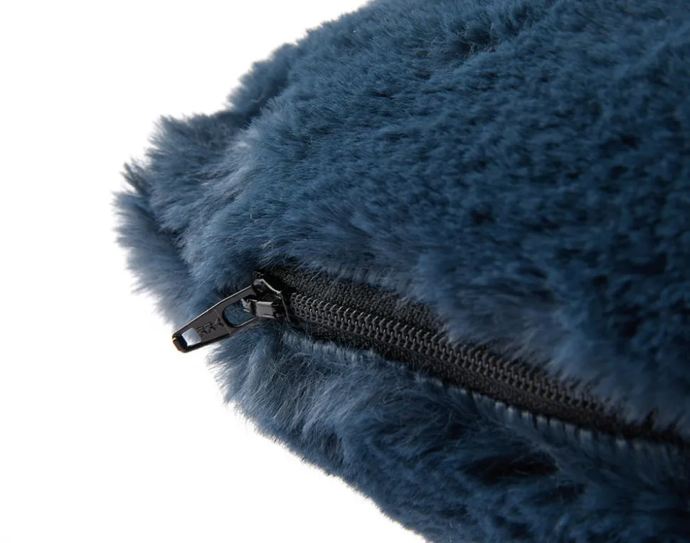 BEST MOBILIER - Crocus - coussin - en fausse fourrure - 35x35 cm