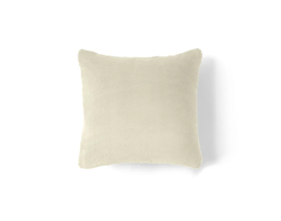 BEST MOBILIER - Crocus - coussin - en fausse fourrure - 35x35 cm