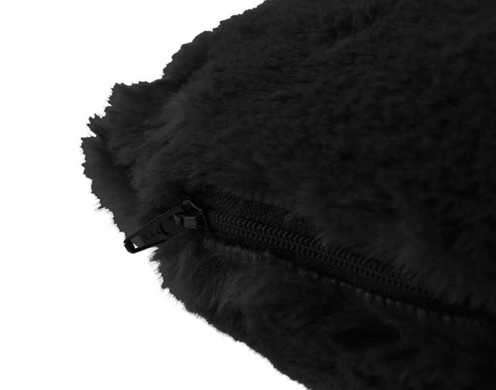 BEST MOBILIER - Crocus - coussin - en fausse fourrure - 35x35 cm