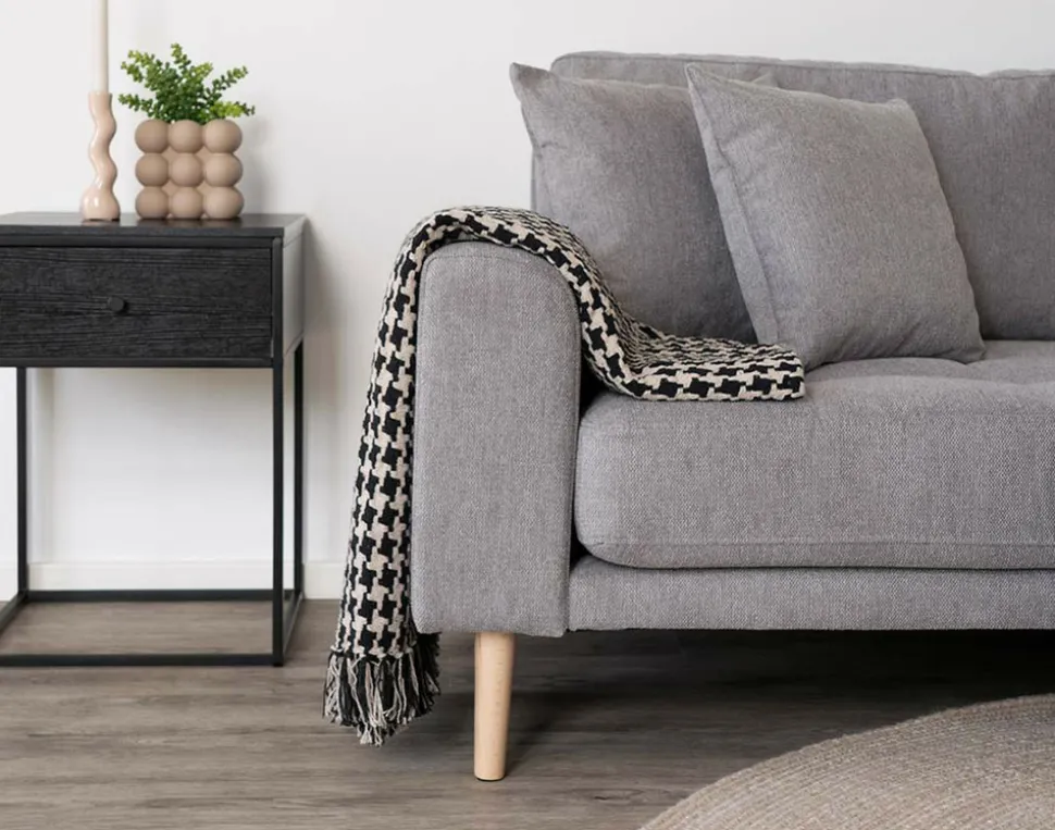 BEST MOBILIER - Eden - plaid - 130x180 cm - en coton recyclé