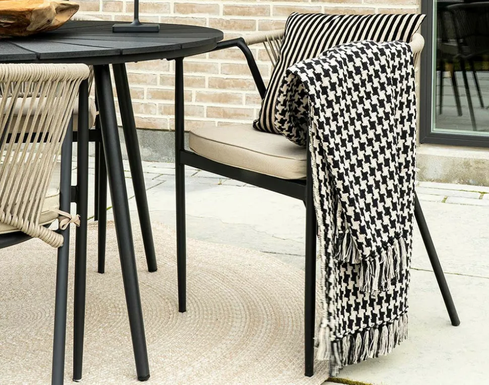 BEST MOBILIER - Eden - plaid - 130x180 cm - en coton recyclé