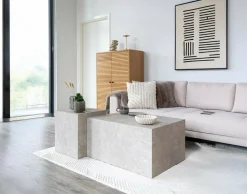 BEST MOBILIER - Emilia - coussin - polyester et coton - 45x45 cm