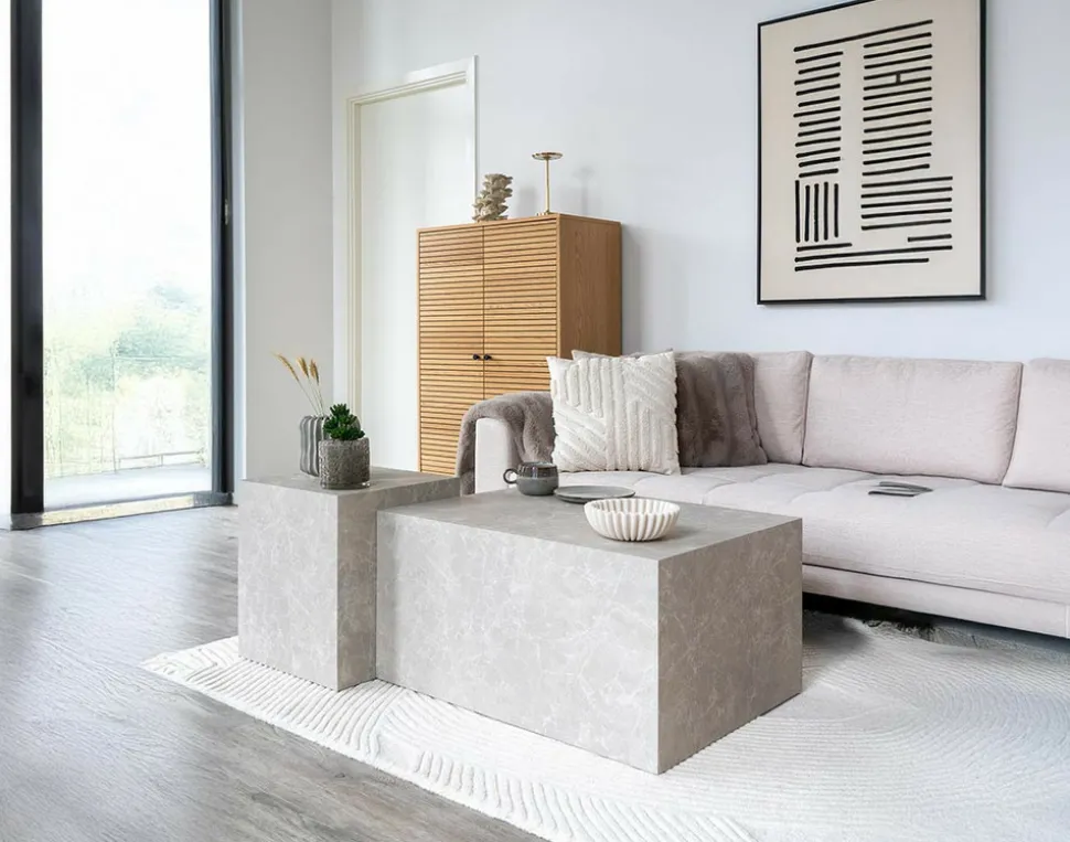 BEST MOBILIER - Emilia - coussin - polyester et coton - 45x45 cm