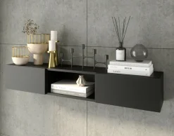 BEST MOBILIER - Felicia - étagère suspendue - 120 cm