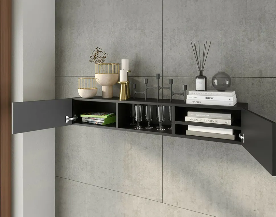 BEST MOBILIER - Felicia - étagère suspendue - 120 cm