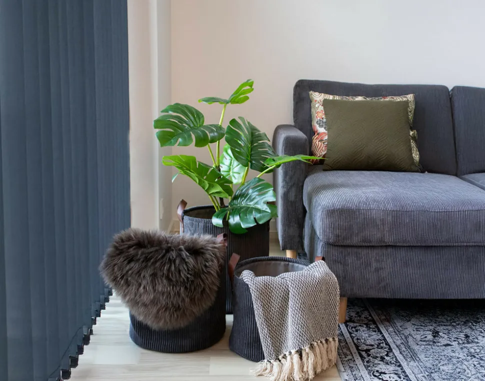 BEST MOBILIER - Fonni - plaid - 130x160 cm - en coton recyclé