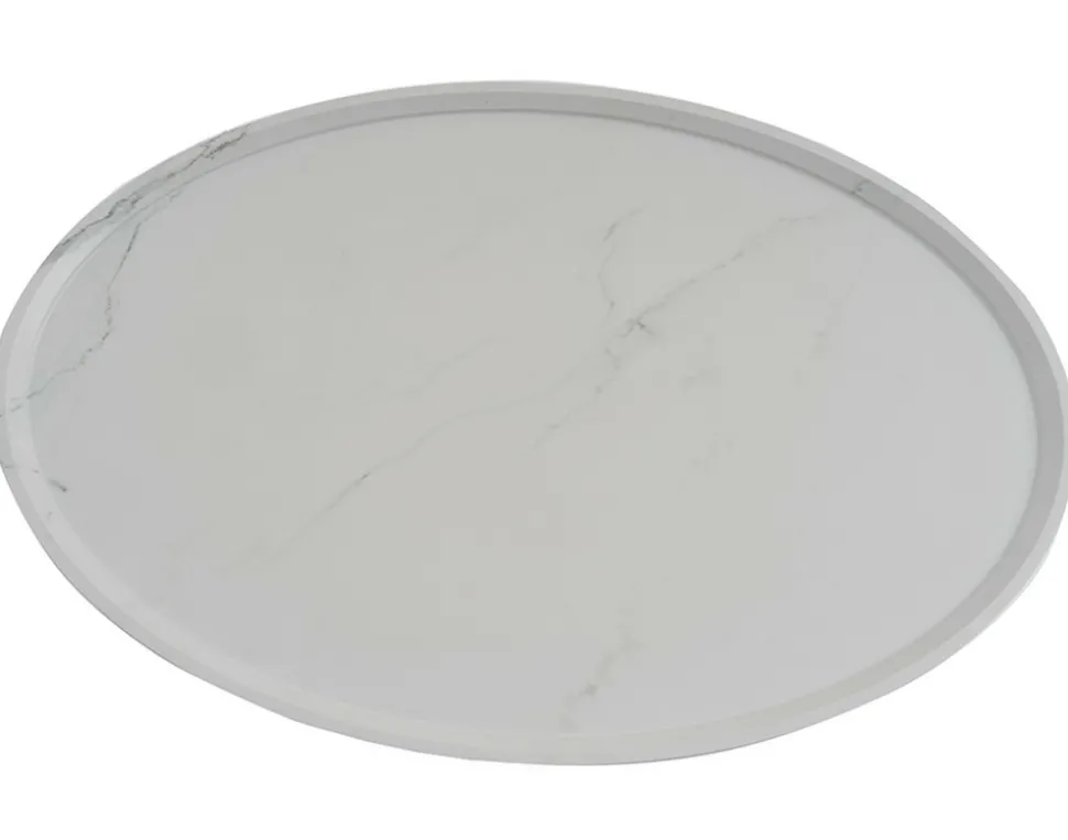 BEST MOBILIER - Helsinki - table basse - effet marbre - 80 cm