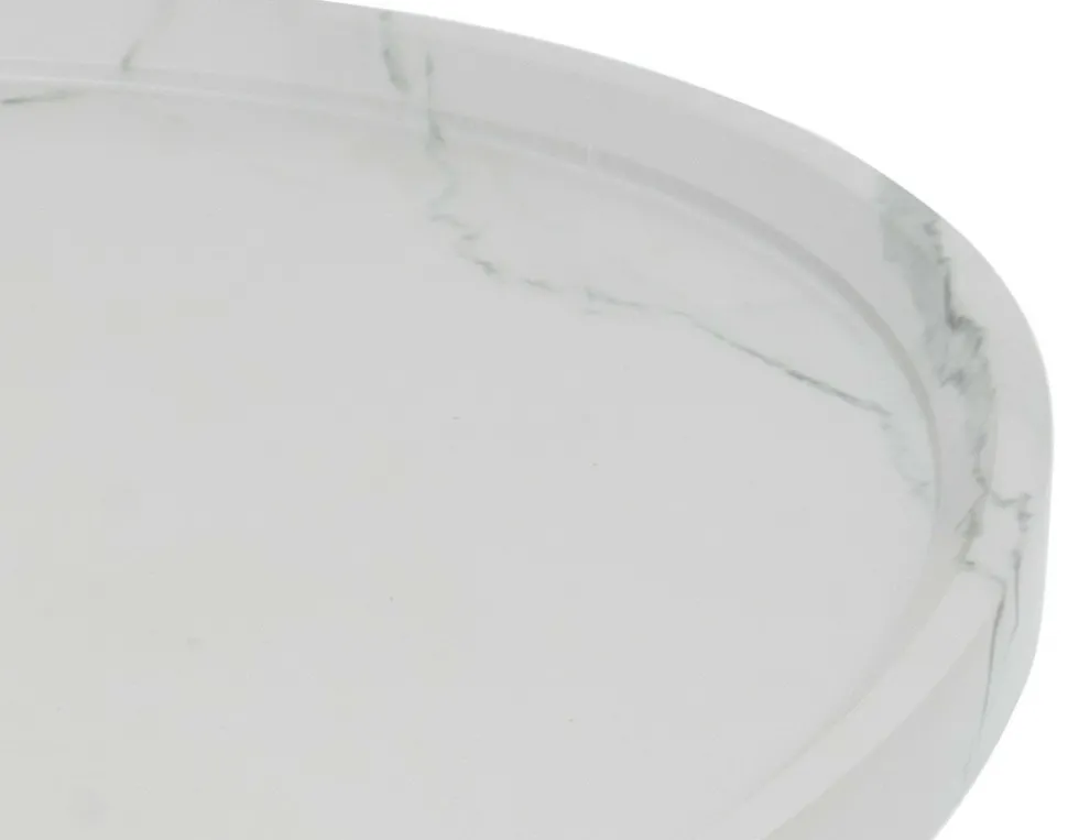 BEST MOBILIER - Helsinki - table basse - effet marbre - 80 cm