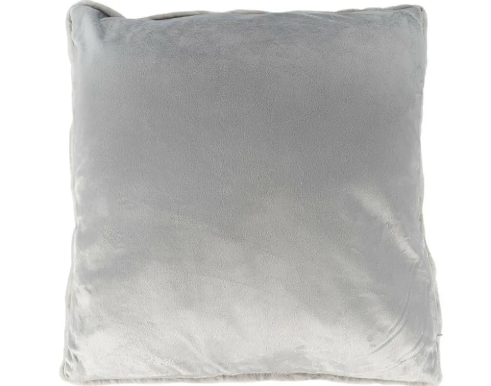 BEST MOBILIER - Joy - coussin - en fausse fourrure - 48x48 cm