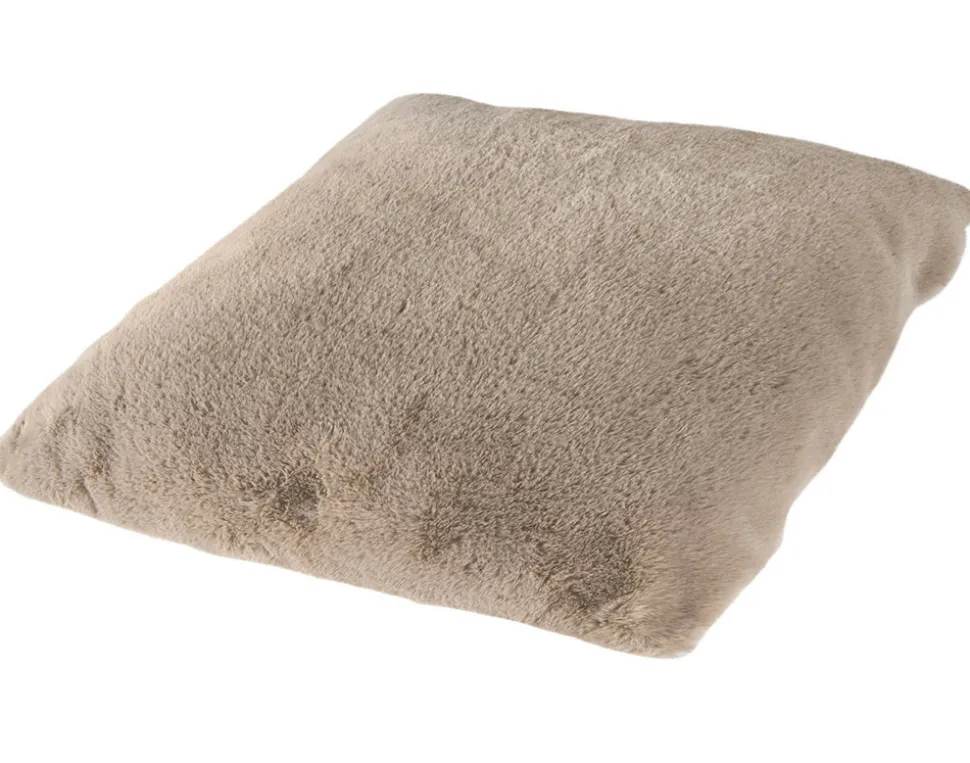 BEST MOBILIER - Joy - coussin - en fausse fourrure - 48x48 cm