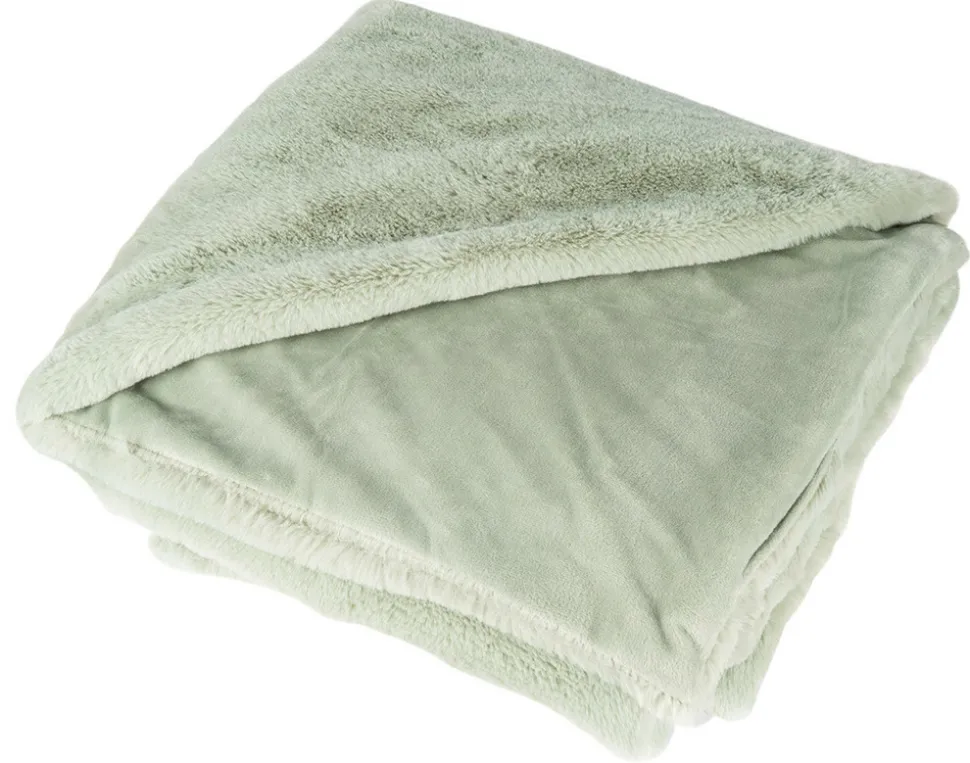 BEST MOBILIER - Joy - plaid - 150x200cm - en fausse fourrure