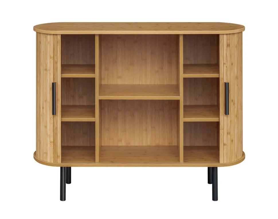 BEST MOBILIER - Kofu - buffet bas - bambou - 100 cm
