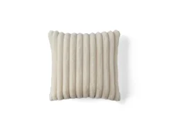 BEST MOBILIER - Laponie - coussin - en fausse fourrure côtelé - 40x40 cm